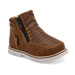 Tres-a Botitas Para Bebé Niño Café