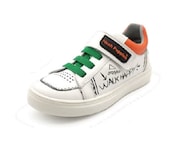 Hush Puppies Kids 286-enrico Color: Blanco Naranja Casual