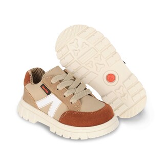 Foto 6 | Foto 6 | Zapato Casual Para Niño Audaz Color Beige 153002-l Con Agujeta Elastica