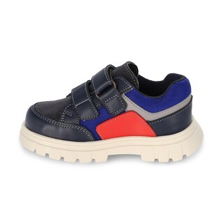 Foto 5 | Foto 5 | Zapato Casual para Niño Audaz Azul Marino Doble Ajuste Velcro