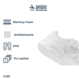 Foto 5 | Foto 5 | Tenis Deportivo Original Style Skyler Blanco Para Niño