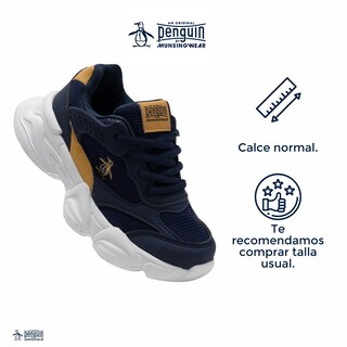 Foto 4 | Foto 4 | Tenis Casuales Original Penguin Style Cody Azul Marino Para Niño