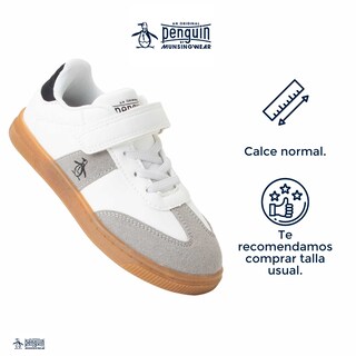 Foto 4 | Foto 4 | Tenis Casuales Original Penguin Style Gael Blanco Para Niño