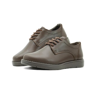 Foto 2 | Foto 2 | Zapato Escolar Derby Chabelo Para Niño Cómodo Antiderrapante Cafe