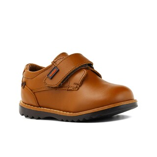 Foto 4 | Foto 4 | Zapato Derby Piel Audaz Niño En Color Miel Ajuste De Velcro Beige
