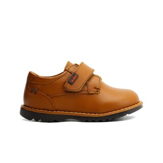 Foto 6 | Foto 6 | Zapato Derby Piel Audaz Niño En Color Miel Ajuste De Velcro Beige