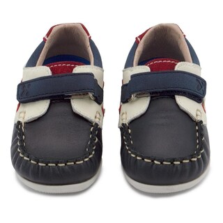 Foto 5 | Foto 5 | Zapato Mocasin Velcro Niño Piel Karsten Marino 14.5-17 Azul Marino