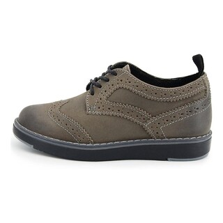 Foto 3 | Foto 3 | Zapato Chabelo Niño Agujeta Oxford Gris 18-21.5 Gris Oscuro