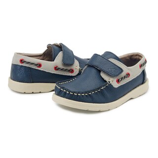 Foto 1 | Foto 1 | Zapato Mocasin Velcro Niño Piel Karsten Marino 18-21 Azul Marino