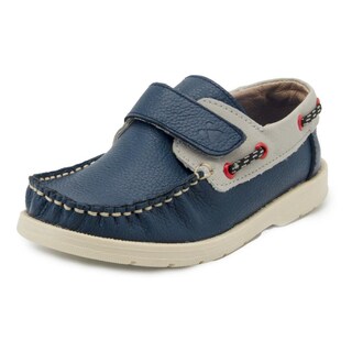 Foto 2 | Foto 2 | Zapato Mocasin Velcro Niño Piel Karsten Marino 18-21 Azul Marino