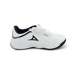 Tenis Para Niño Pirma Escolar Doble Contactel Color Blanco Blanco