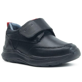 Foto 4 | Foto 4 | Zapato Niño Escolar Piel Negro Vavito Velcro Antiderrapante Negro