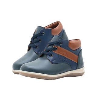 Foto 2 | Foto 2 | Botín Piel Niño Dogi Color Indigo Plantilla Con Arco Violeta