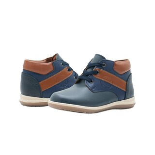 Foto 3 | Foto 3 | Botín Piel Niño Dogi Color Indigo Plantilla Con Arco Violeta