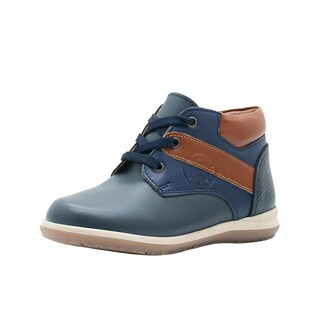 Foto 4 | Foto 4 | Botín Piel Niño Dogi Color Indigo Plantilla Con Arco Violeta