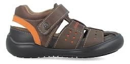 Sandalias Huaraches Audaz 165705-f Cafe Niño Casual Piel