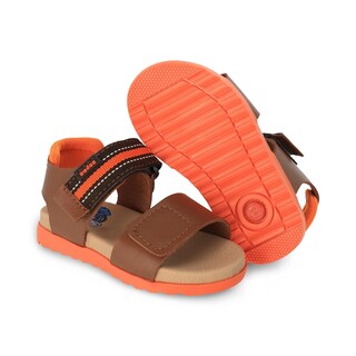 Foto 6 | Foto 6 | Sandalia Para Niño Audaz 101706-n Color Cafe Claro Con Ajuste Velcro