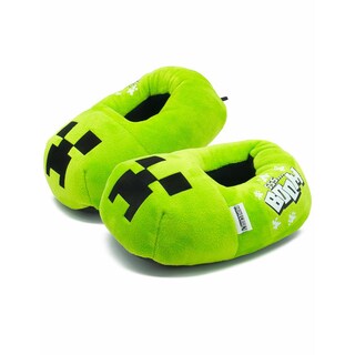 Foto 2 | Foto 2 | Pantufla Yuyin Para Niño Diseño Minecraft Creeper Boom Ligera Verde