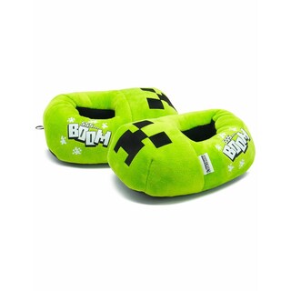 Foto 3 | Foto 3 | Pantufla Yuyin Para Niño Diseño Minecraft Creeper Boom Ligera Verde