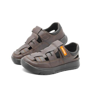 Foto 6 | Foto 6 | Sandalia Para Niño Cerrada Casual Uso Diario Color Chocolate Cafe