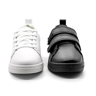 Foto 2 | Foto 2 | Dúo Pack Tenis Escolares Rbcollection 12052 Exterior Sintético Negro y Blanco para Niño