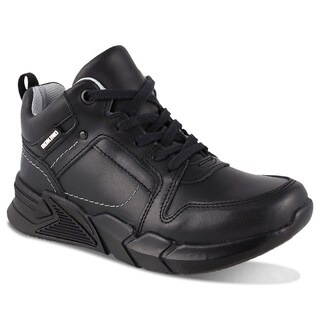 Foto 1 | Foto 1 | Bota Escolar De Piel Rokino 3438 Color Negro Para Niño