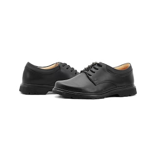 Foto 3 | Foto 3 | Zapato Escolar Para Niño Casuales Transpirable Piel Ligeros Negro