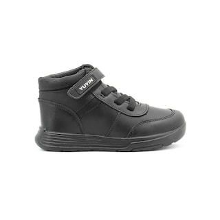 Foto 6 | Foto 6 | Zapato Bota Escolar Para Niño Yuyin Velcro Antiderrapantes Negro