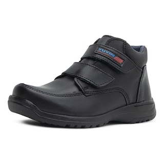 Foto 3 | Foto 3 | Bota Escolar Yuyin Niño Antiderrapante 100% Piel Negro Negro