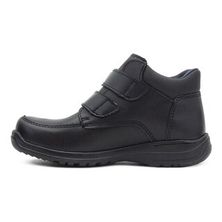 Foto 4 | Foto 4 | Bota Escolar Yuyin Niño Antiderrapante 100% Piel Negro Negro