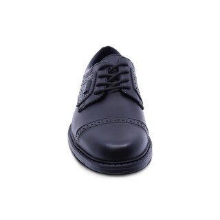 Foto 4 | Foto 4 | Zapato Escolar Audaz Para Niño De Piel Negro Adams Con Diseño Perforado