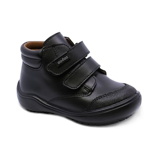 Foto 1 | Foto 1 | Bota Escolar Audaz Para Niño De Piel En Negro Castor Con Puntera Antirraspaduras
