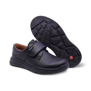 Foto 7 | Foto 7 | Zapato Escolar Audaz Para Niño De Piel En Negro Pilatus Con Tira De Contacto