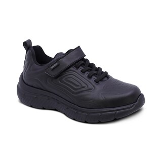 Foto 1 | Foto 1 | Tenis Escolar Audaz Para Niño En Piel Negro Balú Con Diseño Texturizado