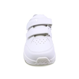 Foto 4 | Foto 4 | Tenis Escolar Audaz Para Niño Sintético Blanco Maserati Con Doble Tira De Contacto