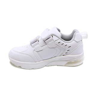 Foto 6 | Foto 6 | Tenis Escolar Audaz Para Niño Sintético Blanco Maserati Con Doble Tira De Contacto