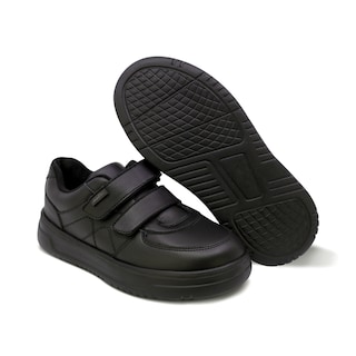 Foto 7 | Foto 7 | Tenis Escolar Audaz Para Niño En Piel Negro Raptor Con Doble Tira De Contacto