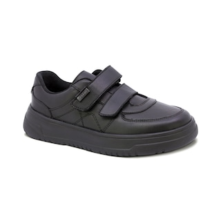Foto 1 | Foto 1 | Tenis Escolar Audaz Para Niño En Piel Negro Raptor Con Doble Tira De Contacto
