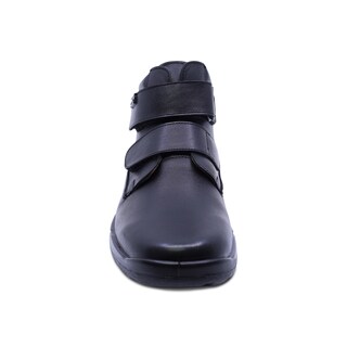 Foto 4 | Foto 4 | Bota Escolar Audaz Para Niño De Piel Negro Tadeo Con Doble Tira De Contacto