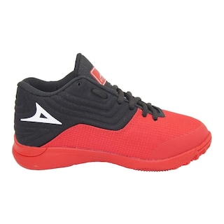 Foto 4 | Foto 4 | Tenis Niño Bota Basketball Pirma Negro Rojo Niño 18-21.5 Negro