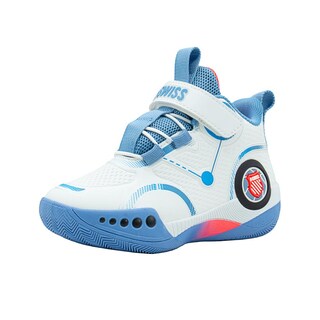 Foto 4 | Foto 4 | Tenis Para Niño K-swiss Bota Deportivo Basket Contactel Blanco
