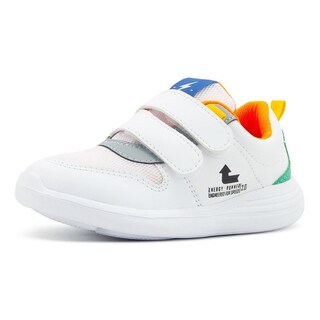 Foto 4 | Foto 4 | Tenis Niño Moda Velcro Roddyck Color Marino Ligeros 12-17 Blanco