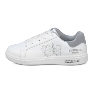 Foto 1 | Foto 1 | Tenis Minecraft Escolar Casual Steve Creeper Blancos Para Niño