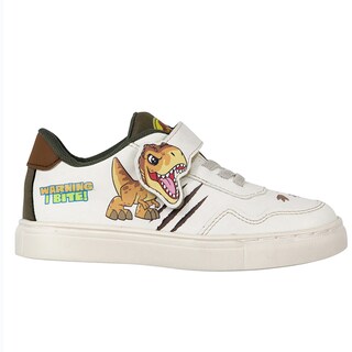 Foto 3 | Foto 3 | Tenis Niño Jurassic Escolar Y Casual Blanco Dinosaurio Kuali