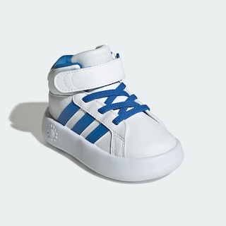 Foto 6 | Foto 6 | Tenis Adidas Grand Court Mid Kids Adidas Blanco Niños