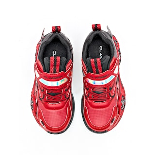 Foto 3 | Foto 3 | Clasben Tenis Urbano Para Niño Rojo Negro Agujeta Elastica
