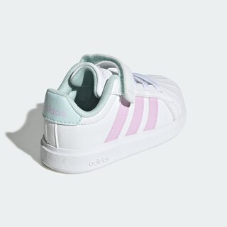 Foto 7 | Foto 7 | Tenis Street Talk Kids Adidas Blanco Niños