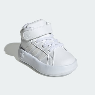 Foto 6 | Foto 6 | Tenis Adidas Grand Court Mid Kids Adidas Blanco Niños