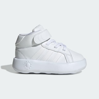 Foto 2 | Foto 2 | Tenis Adidas Grand Court Mid Kids Adidas Blanco Niños