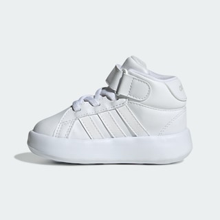 Foto 3 | Foto 3 | Tenis Adidas Grand Court Mid Kids Adidas Blanco Niños